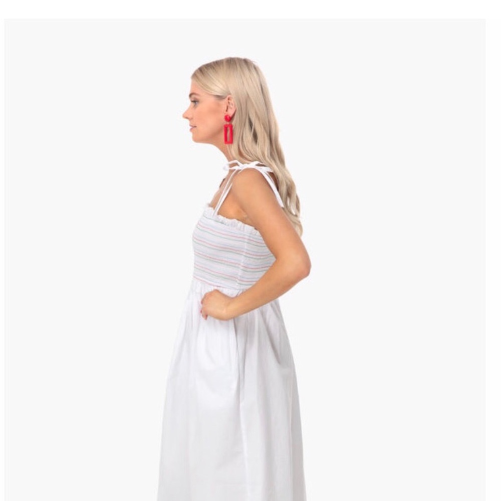 Smoked poplin dress by English Factory. - Picture 6 of 16
